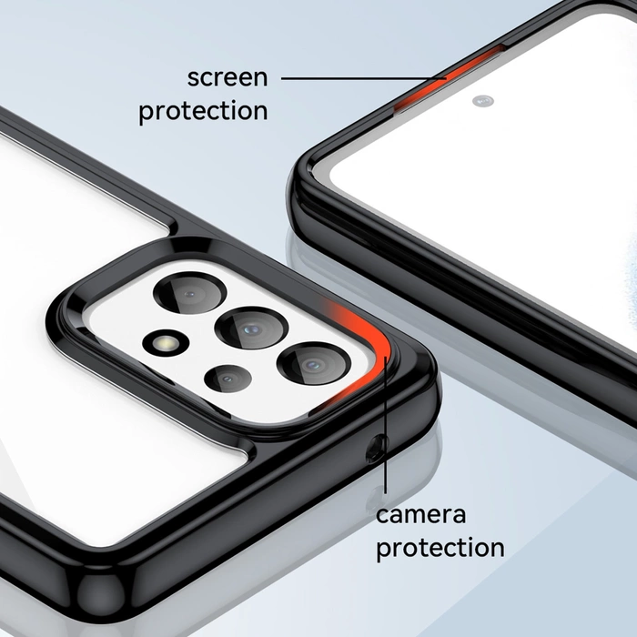 Outer Space Case etui Samsung Galaxy A53 5G pokrowiec z elastyczną ramką czarne