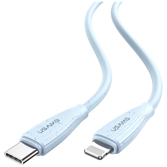 Kabel USAMS Green Series SJ717 30W USB-C do Lightning 1m różowy