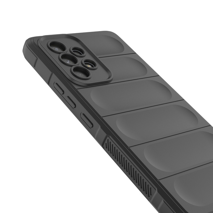 Magic Shield Case Case para Samsung Galaxy A53 5G Flexible Armored Cover Negro