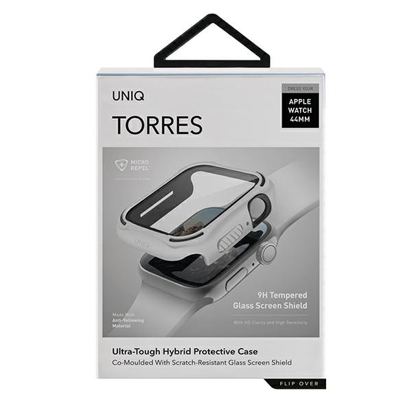 UNIQ coque Torres Apple Watch Series 4/5/6/SE 44mm. blanc/colombe blanc