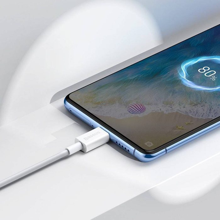Baseus Superior USB - câble de charge rapide micro USB 2A 1m blanc (CAMYS-02)