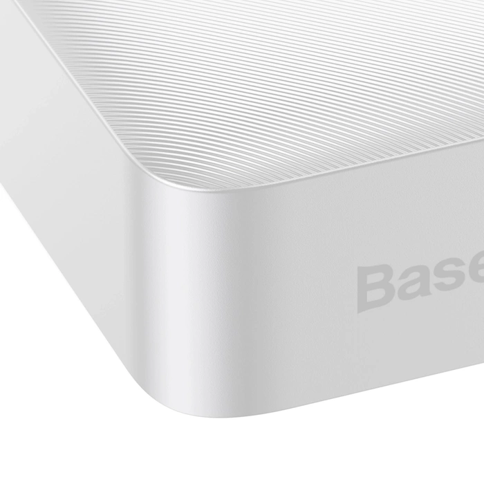 Baseus Bipow Fast Charging Power Bank 20000mAh 15W blanc (Overseas Edition) + USB-A - Câble Micro USB 0.25m blanc (PPBD050102)
