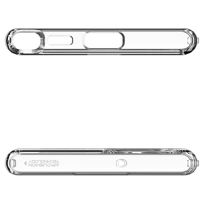 Cover Spigen Samsung Galaxy S22 Ultra Ultra Hybrid Cristallo Trasparente Clear Case