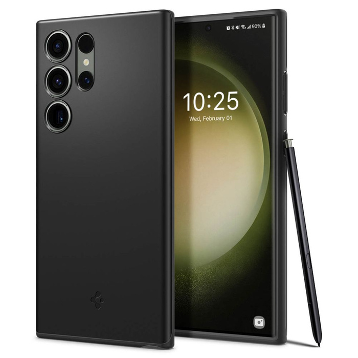 Hülle Spigen Thin Fit GALAXY S23 ULTRA SCHWARZ