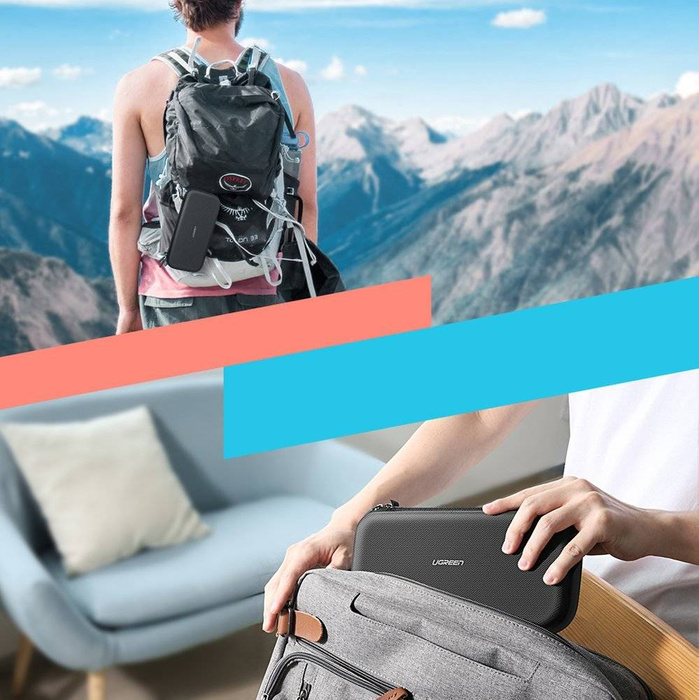 Ugreen pour Nintendo Switch et accessoires 26 cm x 12 cm x 4 cm noir (LP174 50974)