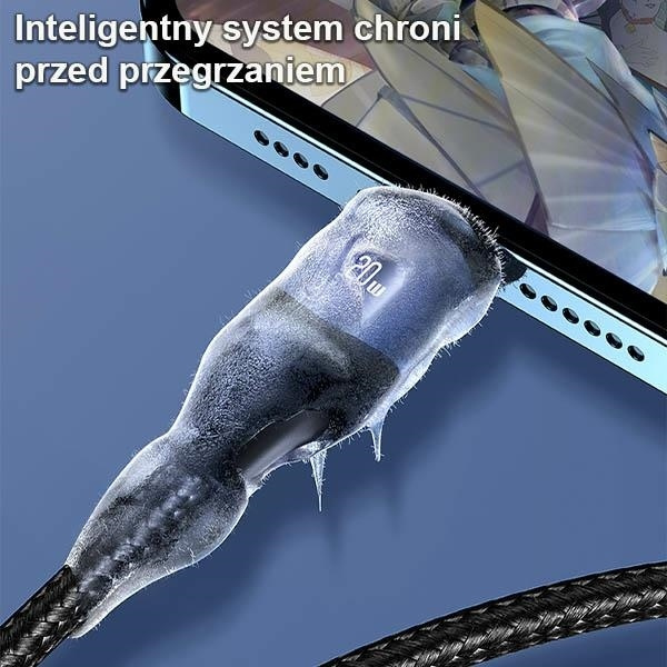 USAMS Kabel U71 3in1 1.2m 6A Schnellladung schwarz/schwarz (USB/USB-C zu Lightning/microUSB/USB-C) SJ511USB01 (US-SJ511)