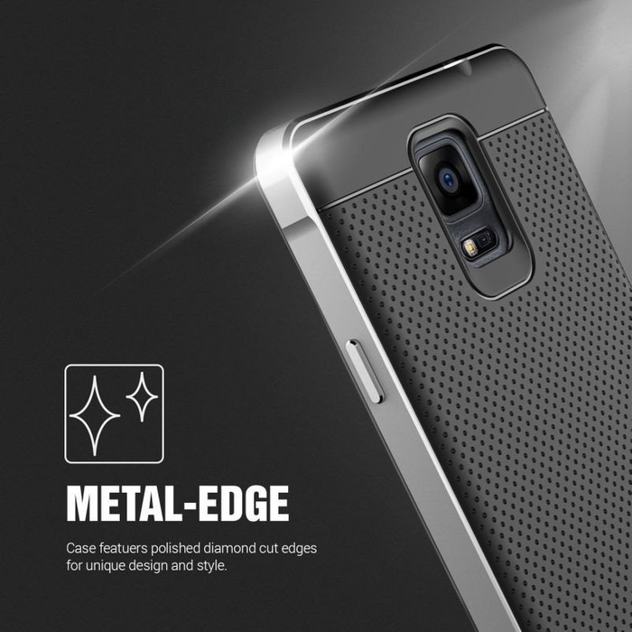 Case Samsung Galaxy Note 4 VERUS Iron Shield Silver As Spigen SGP Cover