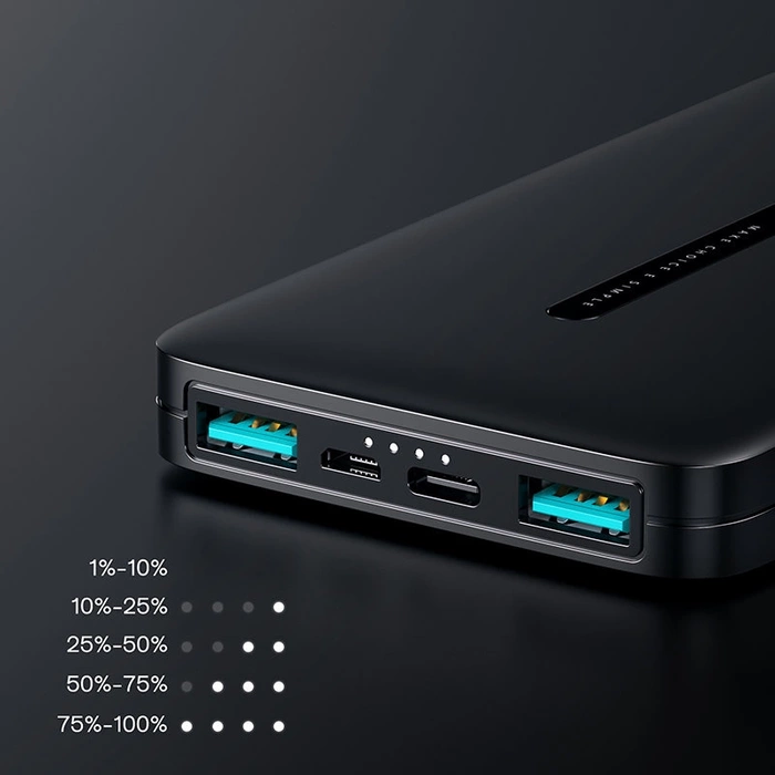 [B WARE] Joyroom Powerbank 10000mAh 2,1A 2x USB schwarz (JR-T012 schwarz)