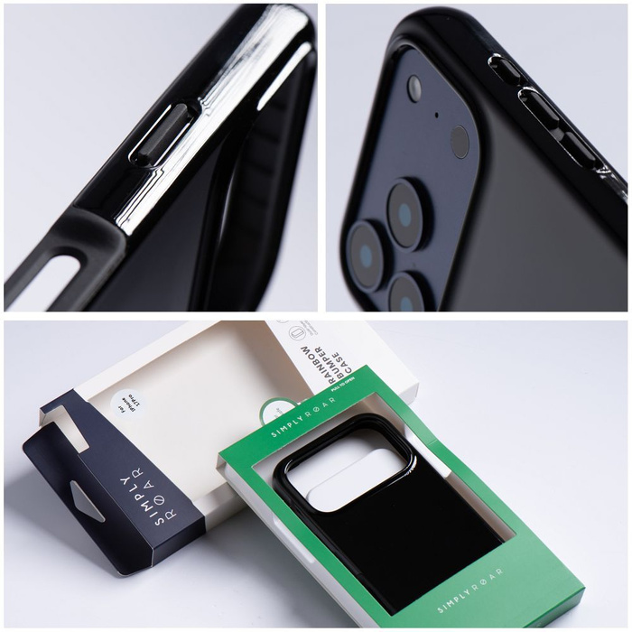 ROAR futerał RAINBOW BUMPER kompatybilny z MagSafe do SAMSUNG A37 czarny