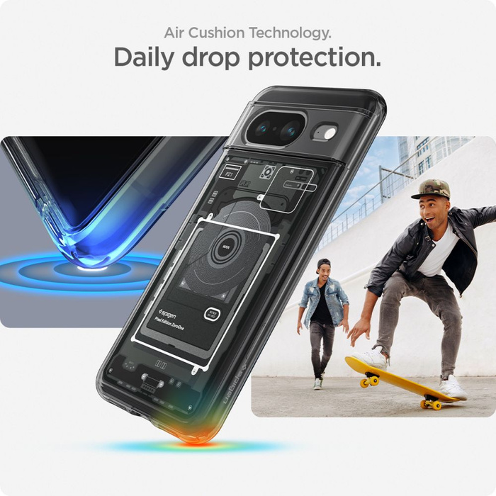 Funda Spigen Ultra Hybrid Google Pixel 8 Cero Uno Case