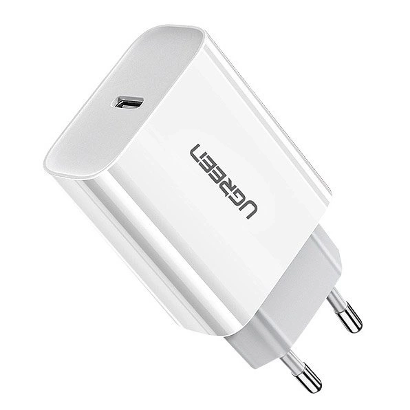 Ugreen USB-Ladegerät Power Delivery 3.0 Quick Charge 4.0+ 20W 3A weiß (60450)