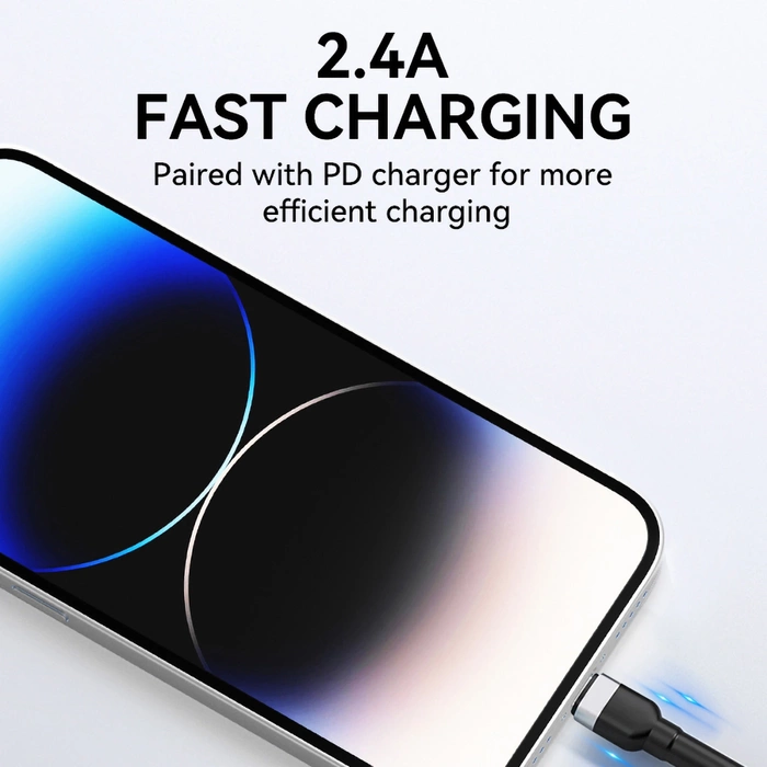 Wozinsky WNBAL1 USB-A / Lightning 2,4A kabel 1 m - černý