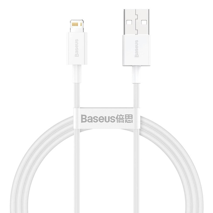 Baseus Superior USB kabel - Lightning 2,4A 1 m bílý (CALYS-A02)