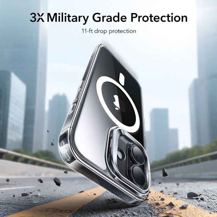 ESR CLASSIC HYBRID KICKSTAND MagSafe IPhone 17 CLEAR