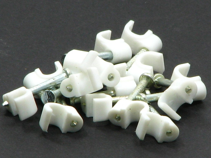 Support Câble avec clou trempé PAQUET-10 Pcs