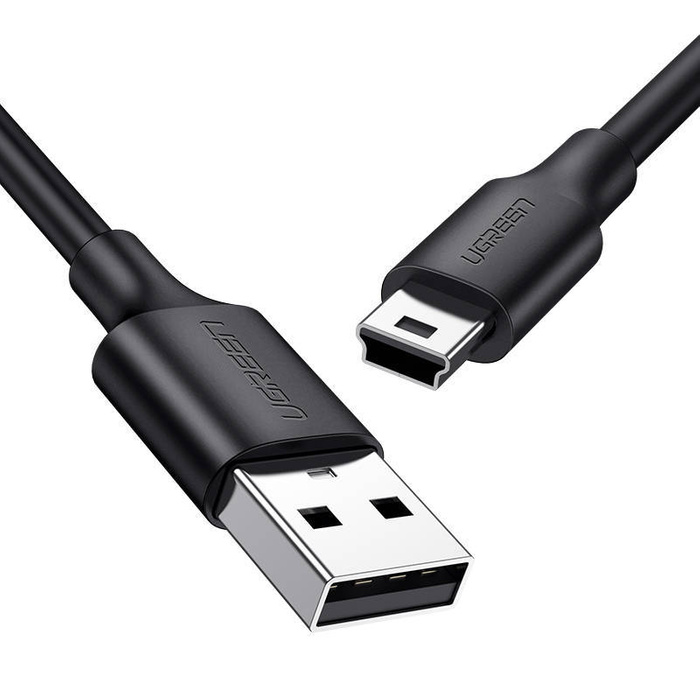 USB to Mini USB Cable UGREEN US132, 0.5m (black)