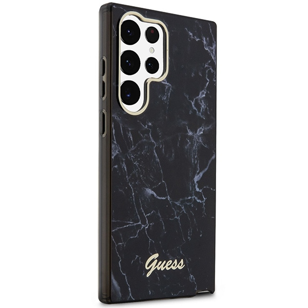Funda Guess Guess S23 Ultra S918 Negro/Negro Durocase Mármol Case