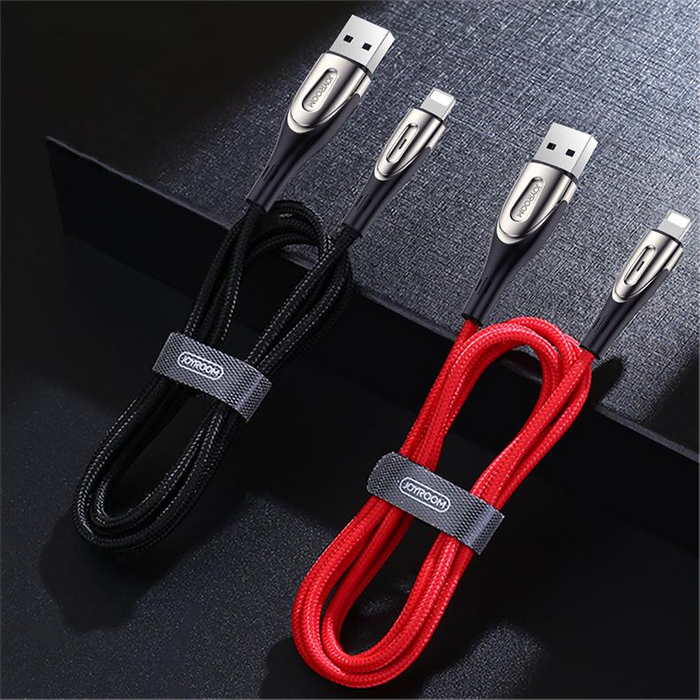 Joyroom Sharp Series kabel rychlé nabíjení USB-A - Lightning 3A 1,2 m černá (S-M411)