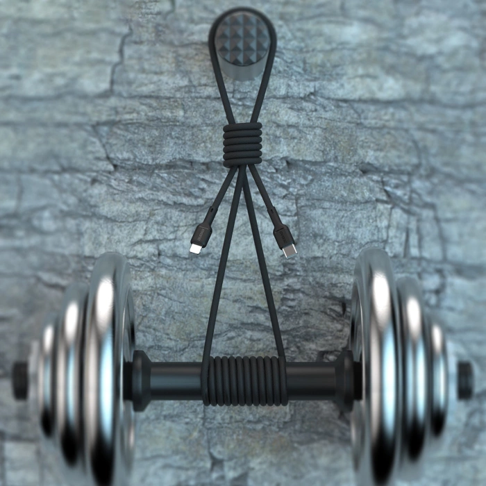 Dudao L9X 30W USB-C - Lightning Kabel 1m - Schwarz