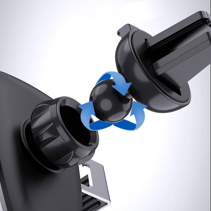 Gravity support support pour smartphone de voiture pour la grille de pare-brise noir (YC08)