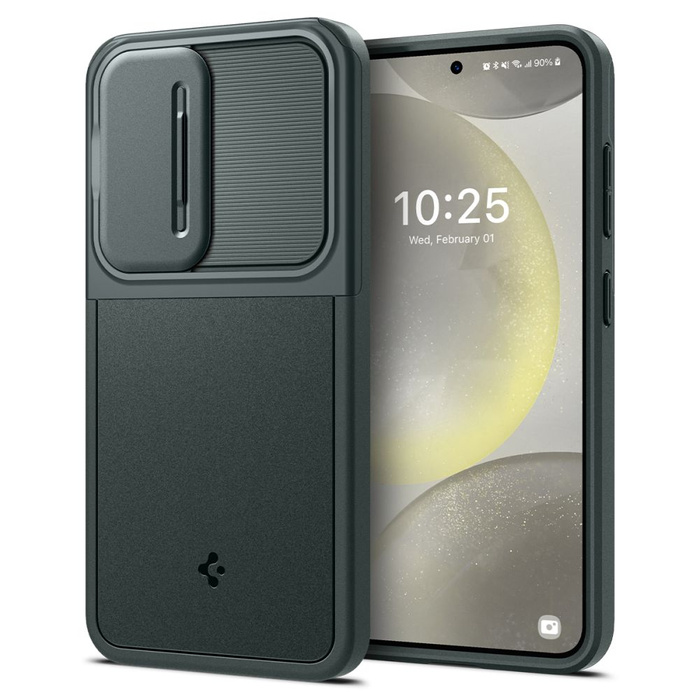 Hülle Spigen Optik Armor Samsung Galaxy S24 Abyss Grün Case