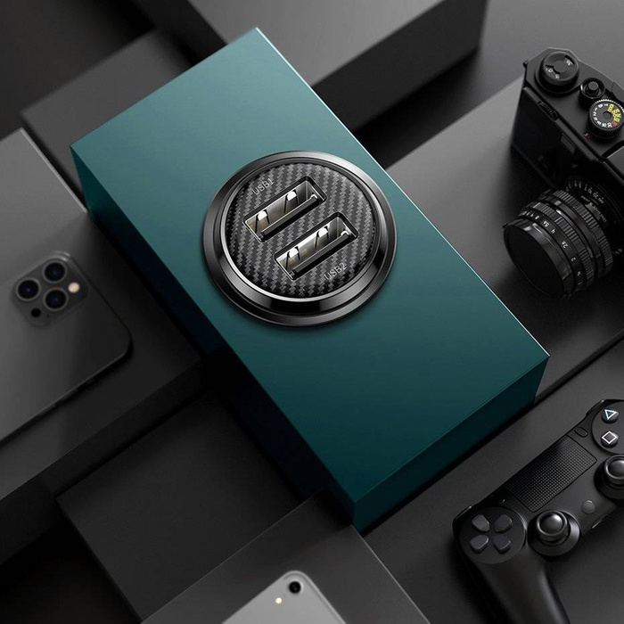 [DESPUÉS DE LA DEVOLUCIÓN] Baseus Grain Pro cargador coche 2x USB 4.8 A negro (CCALLP-01)