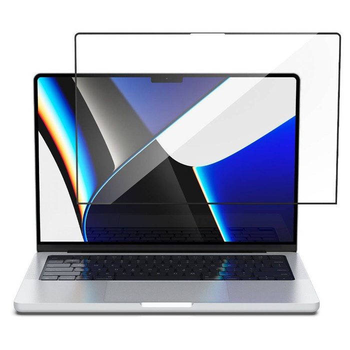 Tempered Glass Spigen Skleněný Macbook Pro 14 2021 Black