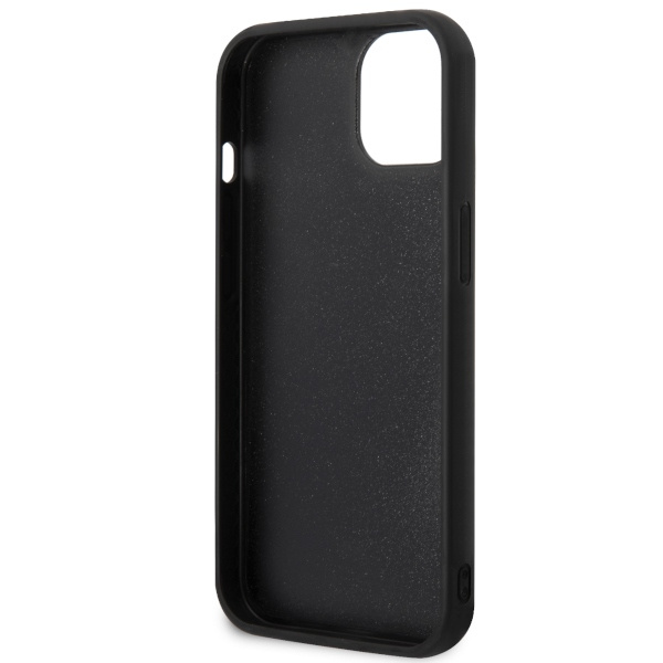 Case Karl Lagerfeld KLHCP14M3DRKINK iPhone 14 Plus 6.7" black/black hardcase Rubber Ikonik 3D Case