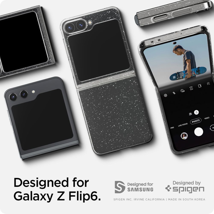 Spigen Glitter AIRSKIN GALAXY Z FLIP 6 / 7 FE CRYSTAL