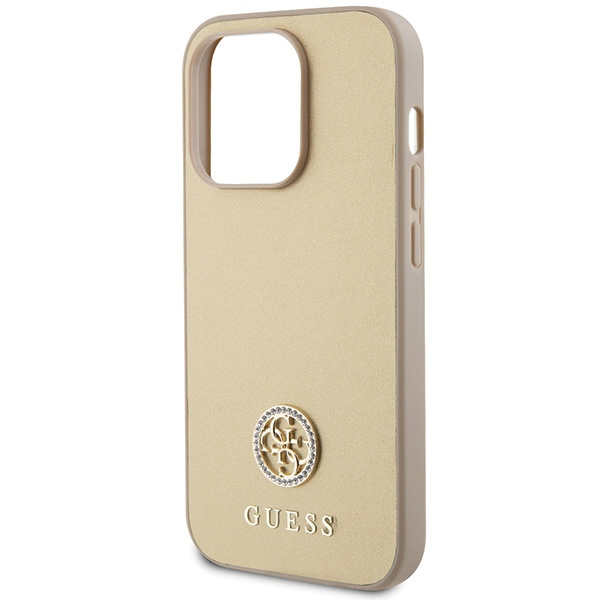 Guess GUHCP15XPS4DGPD iPhone 15 Pro Max 6,7" oro/orocase Strass Metal Logo