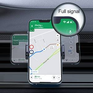 Joyroom držák do auta Qi bezdrátová indukční nabíječka 15W (kompatibilní s MagSafe pro iPhone) pro ventilační mřížku (JR-ZS295)