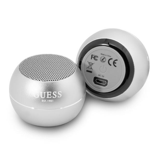 Guess speaker Bluetooth GUWSALGEG Speaker mini grey/grey