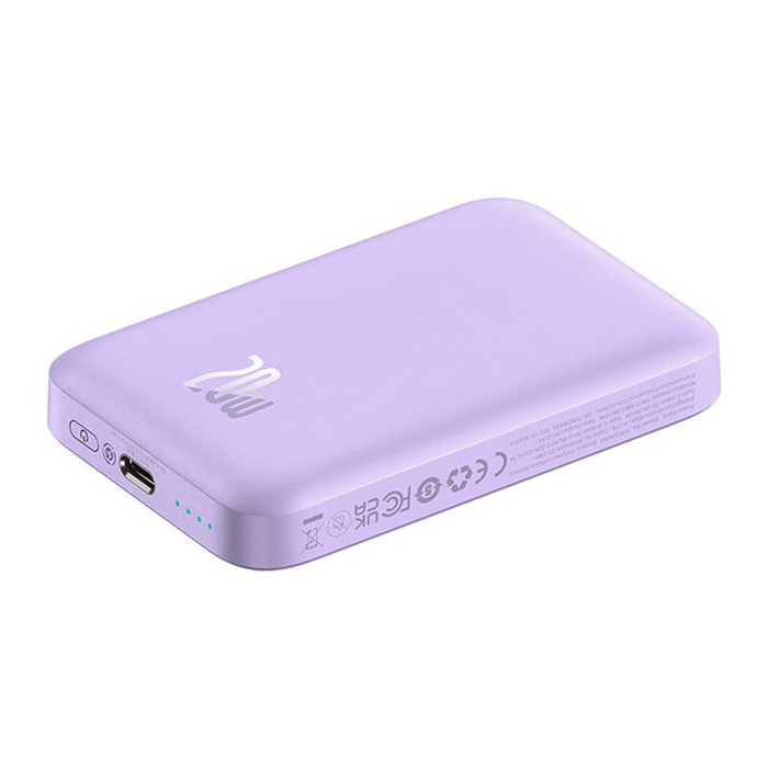 Powerbank mini Baseus 6000 mAh 20W (fioletowy)