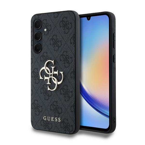 Etui Guess GUHCSA354GMGGR A35 A356 czarny/black hardcase 4G Big Metal Logo
