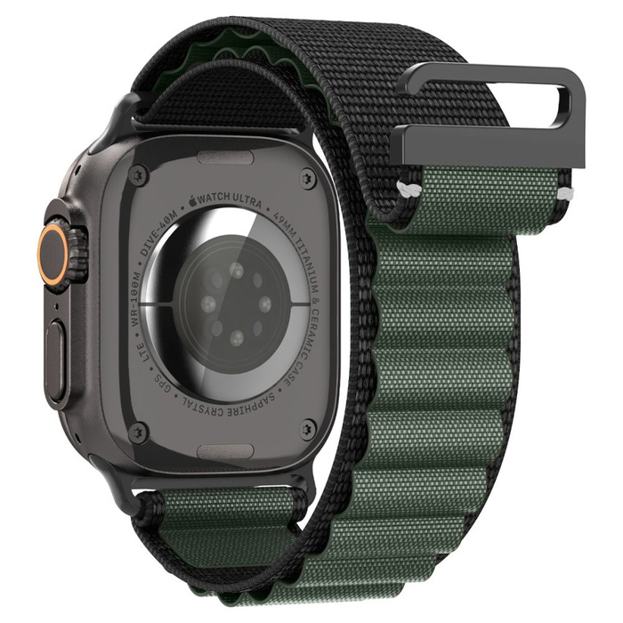 Spigen WBF1 BAND Apple Watch 6 / 7 / 8 / 9 / 10 / SE / ULTRA 1 / 2 (44 / 45 / 46 / 49 MM) BLACK/GREEN