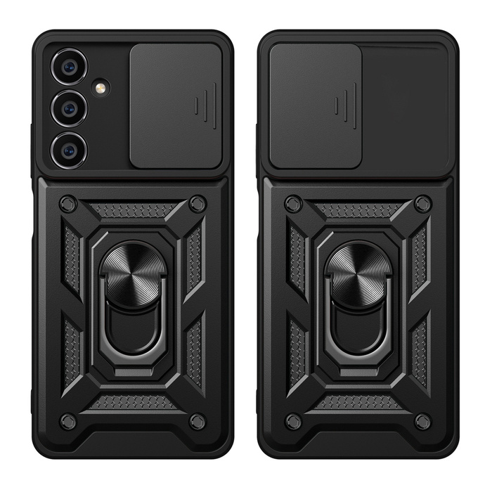 Pouzdro Hybrid Armor Camshield pro Samsung M54 s krytem fotoaparátu - černé