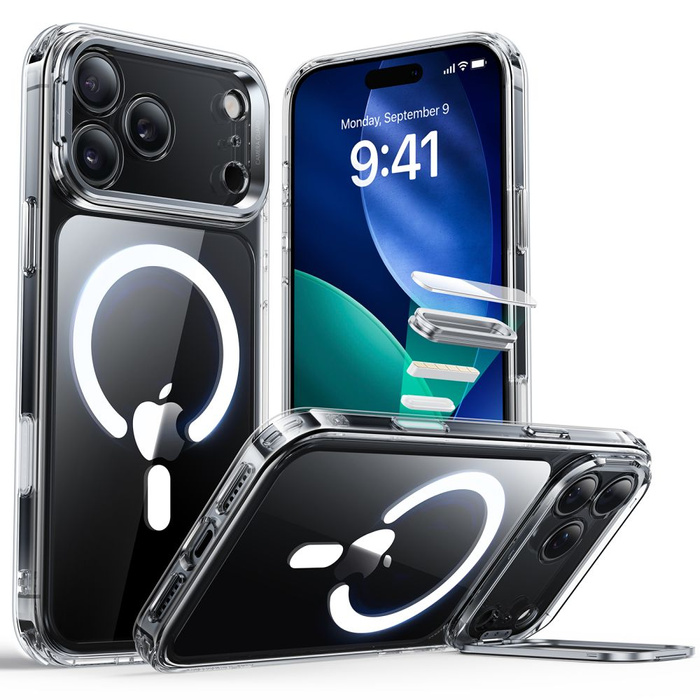 ESR CLASSIC HYBRID STÄNDER MagSafe IPhone 17 PRO KLAR