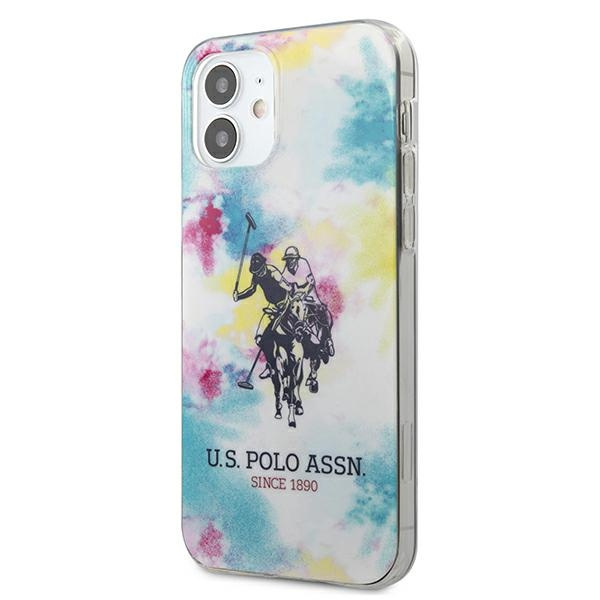 Puzdro US POLO Apple iPhone 12 Mini Tie &amp; Dye Collection USHCP12SPCUSML Viacfarebné puzdro