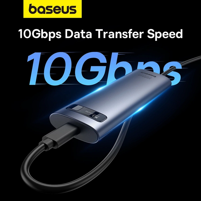 Baseus FlyJoy Series M.2 NVMe / M.2 SATA 10 Gb/s SSD-Schacht – Grau