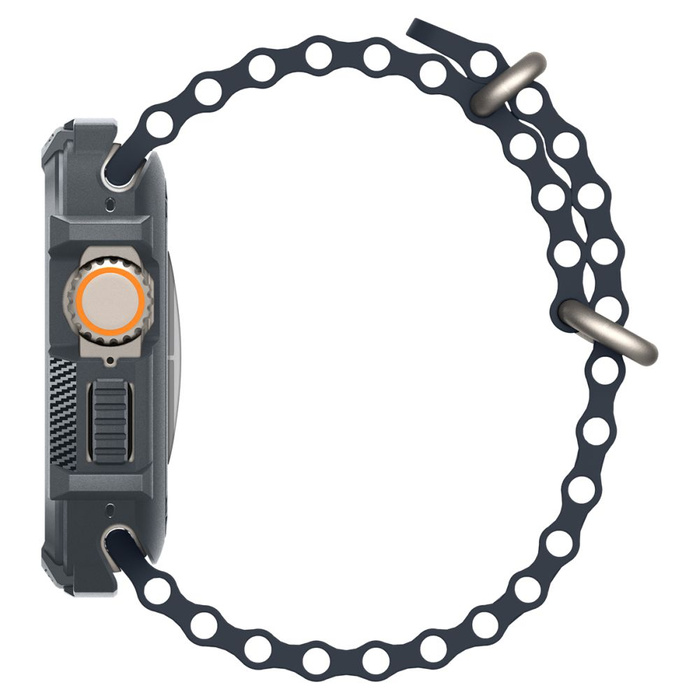 Hülle Spigen Rugged Armor Apple Watch Ultra 1 / 2 (49 Mm) Dunkelgrau Case