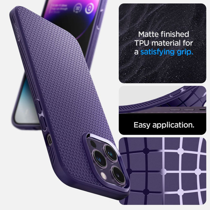 Spigen Liquid Air IPhone 14 PRO MAX MORADO OSCURO