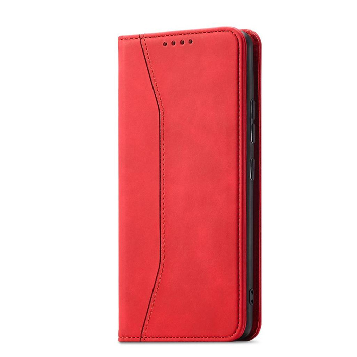 Magnet Fancy Case Funda para Samsung Galaxy S22 + (S22 Plus) Funda Monedero Tarjetero Rojo