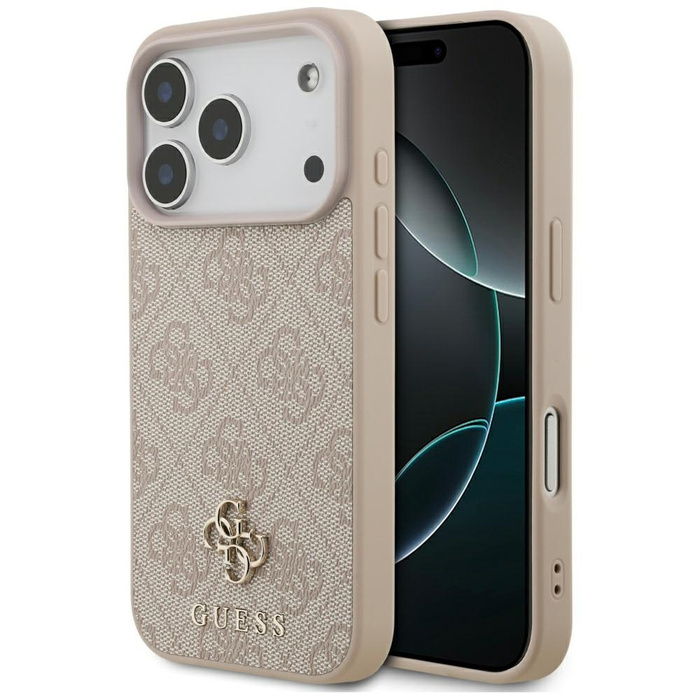 Etui Guess 4G Small 4G and Classic       MagSafe do iPhone 17 Pro różowy