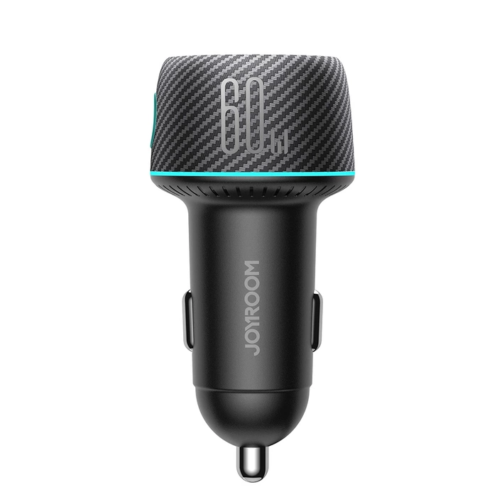 [APRÈS RETOUR] Chargeur de voiture 60W USB-C USB-A Joyroom JR-CCN01 - noir