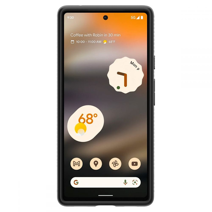 Spigen Liquid Air GOOGLE PIXEL 6A MATTE Funda NEGRO