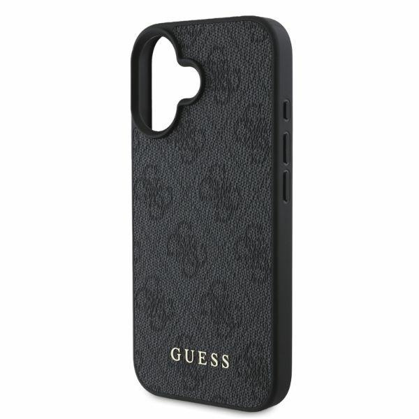 Etui Guess iPhone 16 czarny/black HC PU 4G Classic