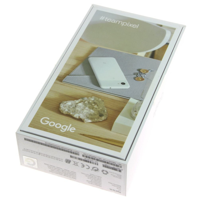 Google Pixel 3a XL jasně bílé pouzdro 64GB originál EU 2 Pin