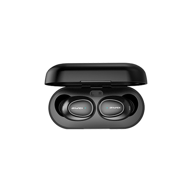 Casque AWEI Station d'accueil Bluetooth Wireless 5.0 T16 TWS Noir