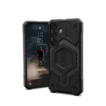 UAG Monarch Pro -  obudowa ochronna do Samsung Galaxy S25 5G z wbudowanym modułem magnetycznym (carbon fiber)