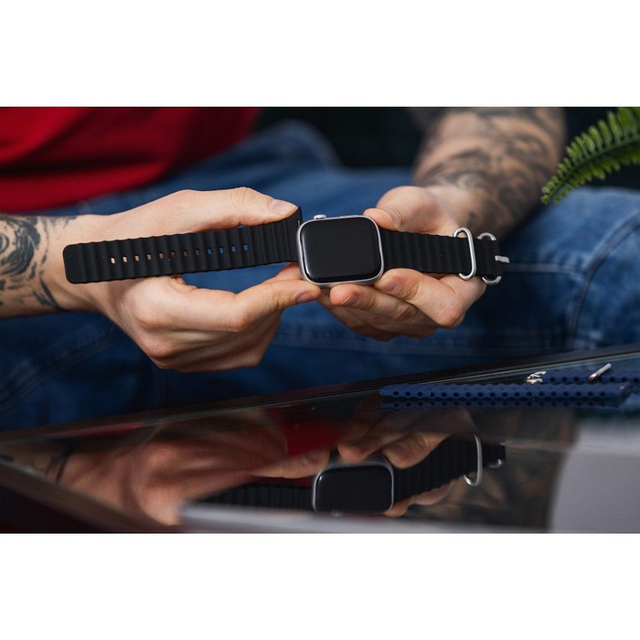 Pasek do Apple Watch Forcell F-Design FA12 dziurki silikon 38 / 40 / 41 mm zólty